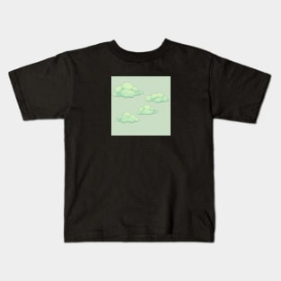 Green clouds Kids T-Shirt